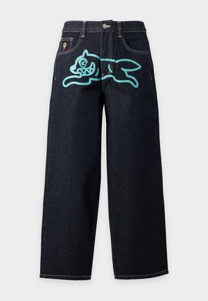 Icecream, TRIPLE SCOOP RUNNING DOG PANTS - Jean large - dark blue