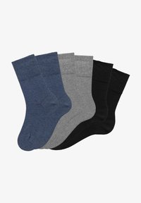 Unselected, jeans schwarz grau meliert