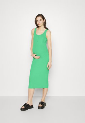 Lindex Maternity DRESS MOM VILMA - Φόρεμα από ζέρσεϊ - strong green