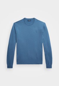 LONG SLEEVE PULLOVER - Stickad tröja - tide pool blue heater