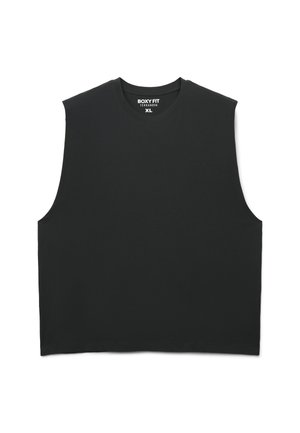 SMANICATA CROP A UNITA - Top - nero