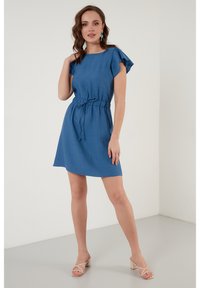 LELA SLIM FIT - Päevakleit - indigo