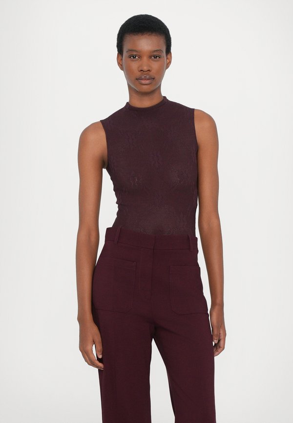 ALINA TROUSER - Trousers - bordeaux3