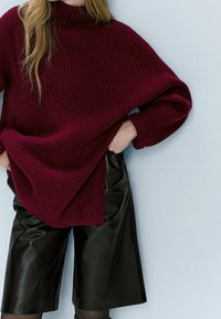 Massimo Dutti Strickpullover - bordeaux