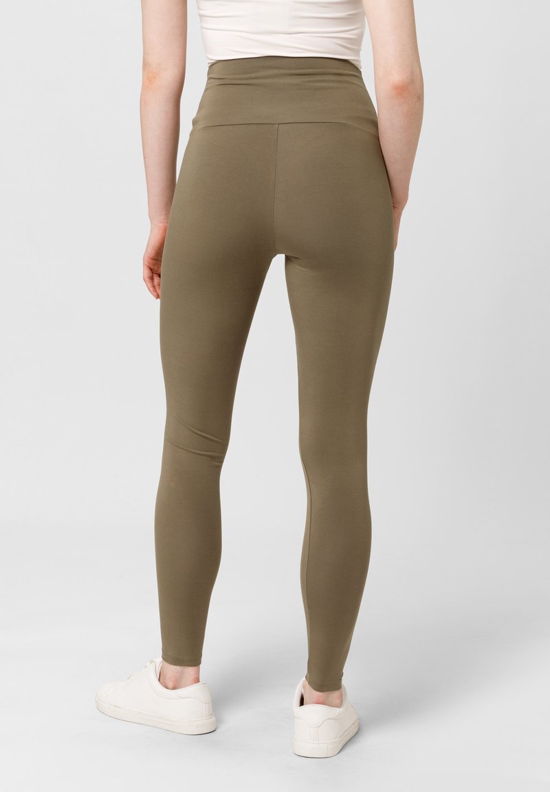 Les Lunes LUNA Leggings Trousers dusky green/khaki Zalando