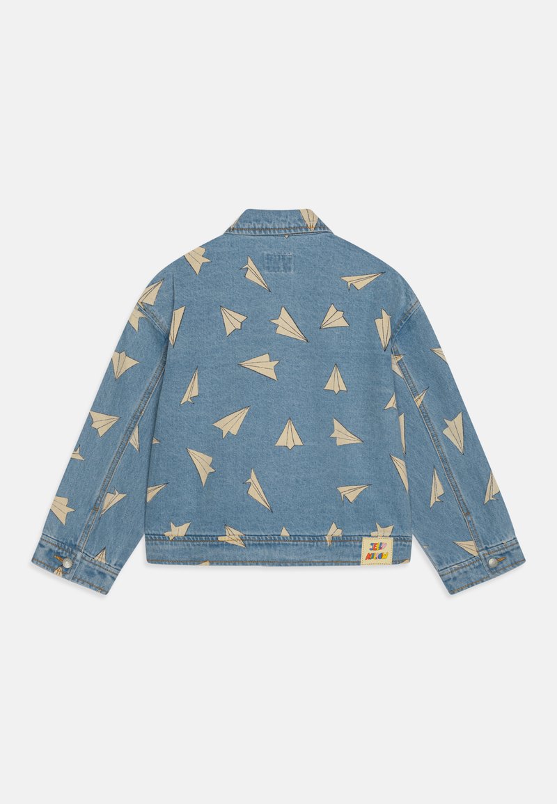 JELLY MALLOW PAPER AIRPLANE UNISEX Denim jacket indigo denim