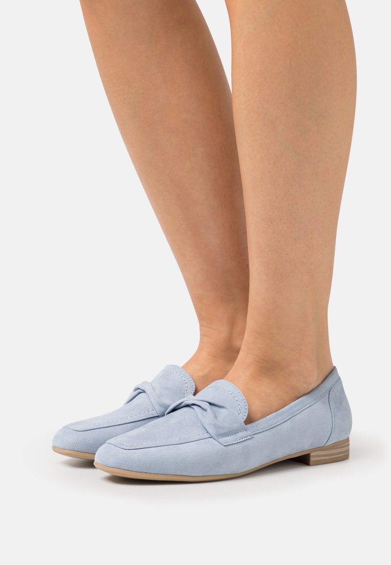 Comma Tozzi Marco Tozzi Slip-ons - polar/light blue - Zalando