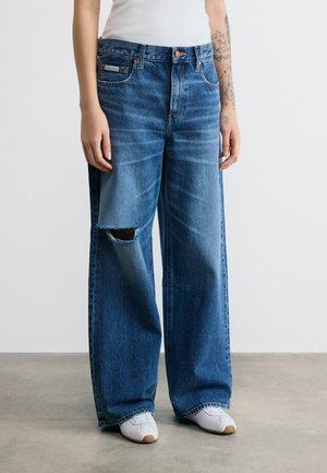 LOW RISE BAGGY - Džínsy baggy - central indigo