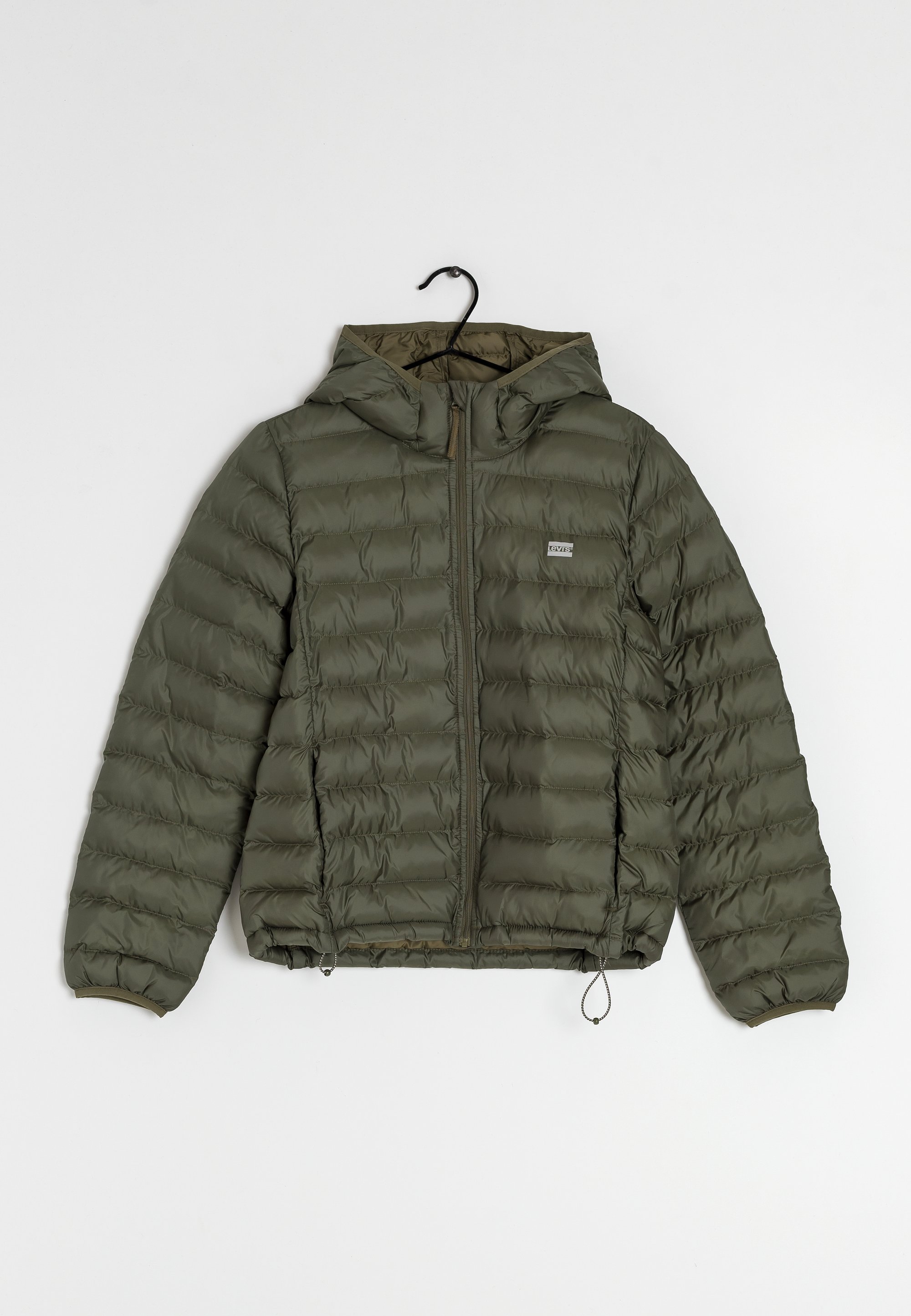 Green Levi's Winter Jacket Camouflage Print Button Down Jacket