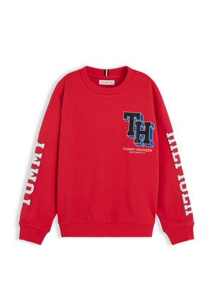 Tommy Hilfiger, VARSITY SWEATSHIRT - Mikina - red glare