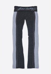 Σκούρο γκρι και ανοιχτό γκρι κολάν με πλευρικά τρουκς και φαρδιά μέση με λογότυπο γραφής «Jaded London».