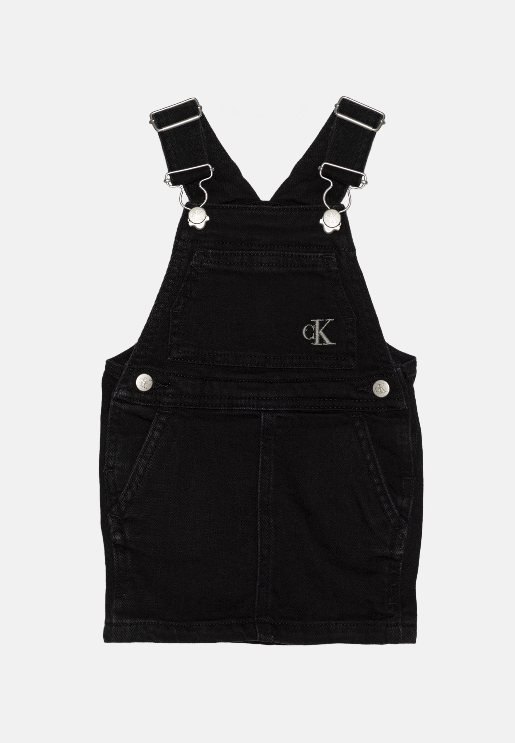 Calvin Klein Jeans NEWBORN DRESS Robe en jean black/denim noir