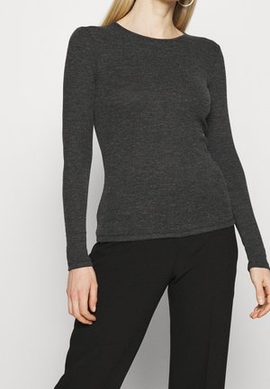 T-shirt à manches longues - mottled grey