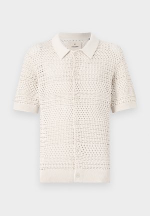 Jack & Jones PREMIUM JPRBLUWILMER BUTTON THROUGH  - Shirt - almond milk