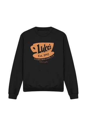 Cotton Soul, GILMORE GIRLS LUKE'S VINTAGE DISTRESSED - Sweatshirt - black