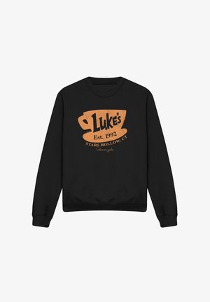 Cotton Soul, GILMORE GIRLS LUKE'S VINTAGE DISTRESSED - Sweatshirt - black