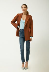 INFLUENCER V-NECK BASIC - Strickpullover - sky