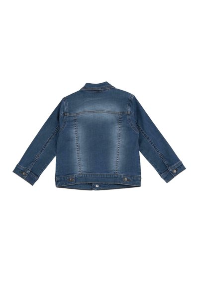 Veste En Jean GAP Garçon Taille S (6-7 Ans) - Bleu Camionneur 100% Coton - Occasion