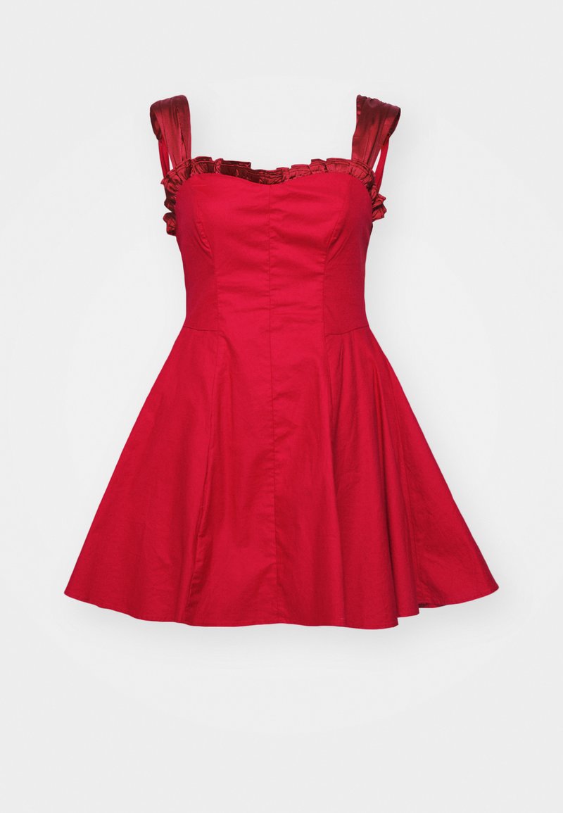 knee length dresses for ladies Free People Midnight Magic Mini Dress ★ Black main image 0