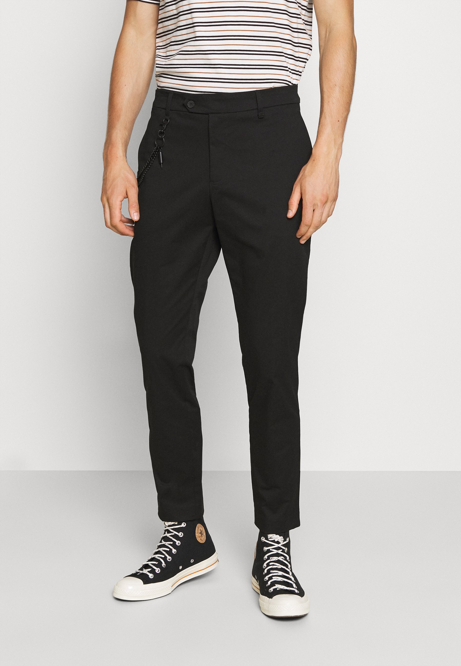 Antony Morato TROUSERS JAGGER CARROT FIT IN STRETCH FABRIC - Kelnės -  black/juoda - Zalando.lt
