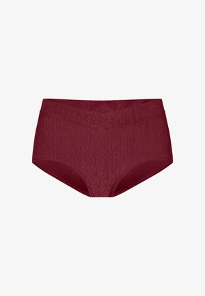 Bordeaux hoge taille slip van textiel met een gladde tailleband en naadloze zijkanten voor extra comfort.
