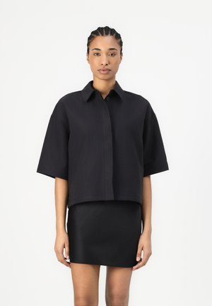 LULA SHIRT - Gombos blúz - black