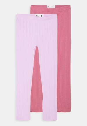 HUGGIE TIGHTS 2 PACK - Legíny - pale violet/very berry