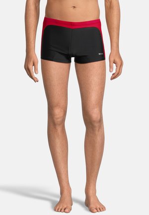 KASTEN-SQUARE LEG SIDE FLASH - Swimming trunks - rot/schwarz