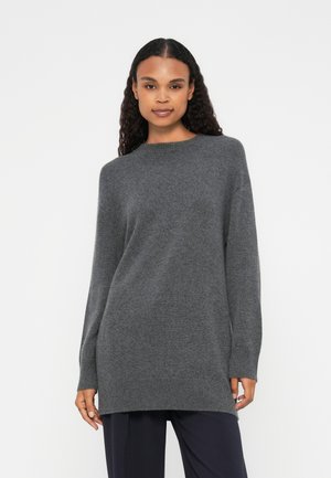 PULLOVER  - Strickkleid - graphite grey
