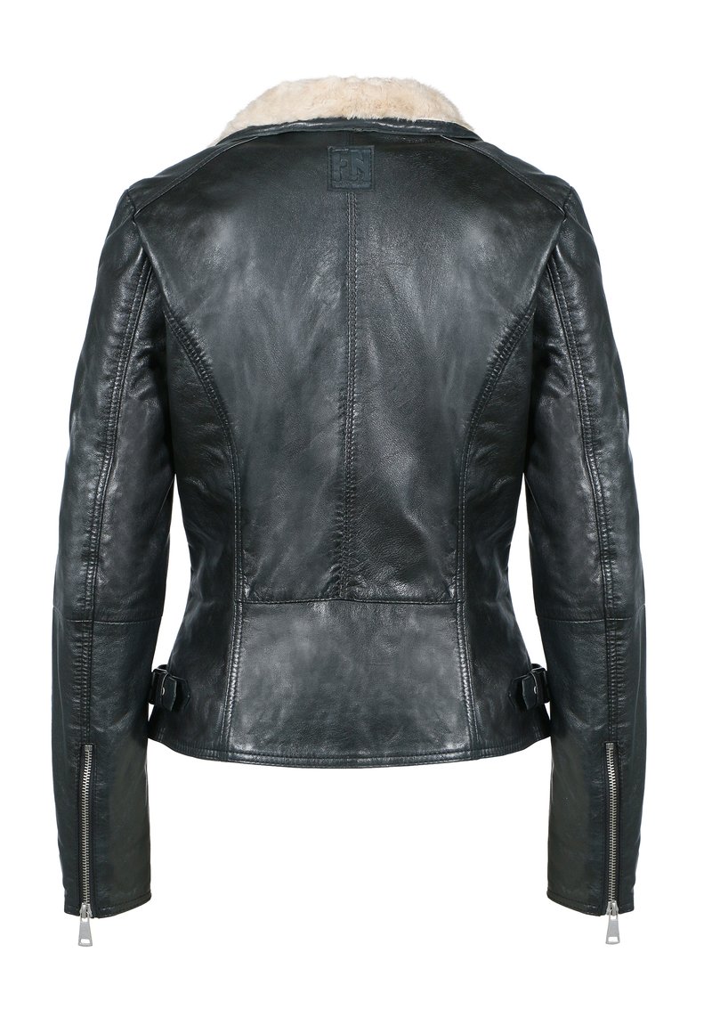 Freaky Nation BIKER PRINCESS Lederjacke black beige/schwarz