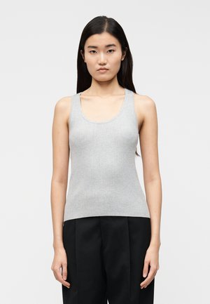 RACER BACK TANK - Débardeur - pearl heather