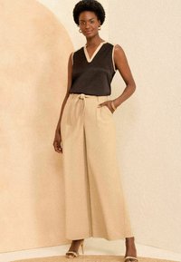 Love & Roses V NECK REGULAR FIT - Topp - black tipped