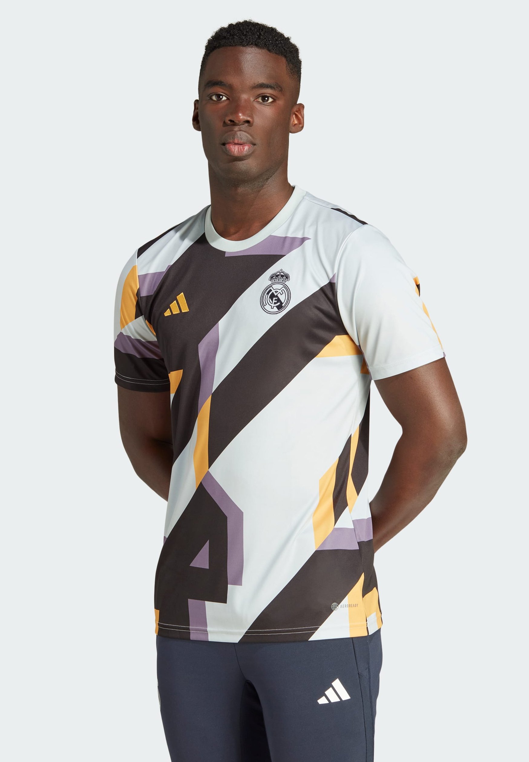 adidas Performance REAL MADRID - Camiseta de fútbol - silver/plateado 