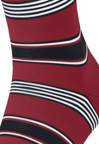 FALKE Marina Stripe - Calze - scarlet