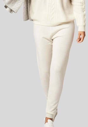 SINGLE CABLE SUPERFINE JOGGER - Jogginghose - white