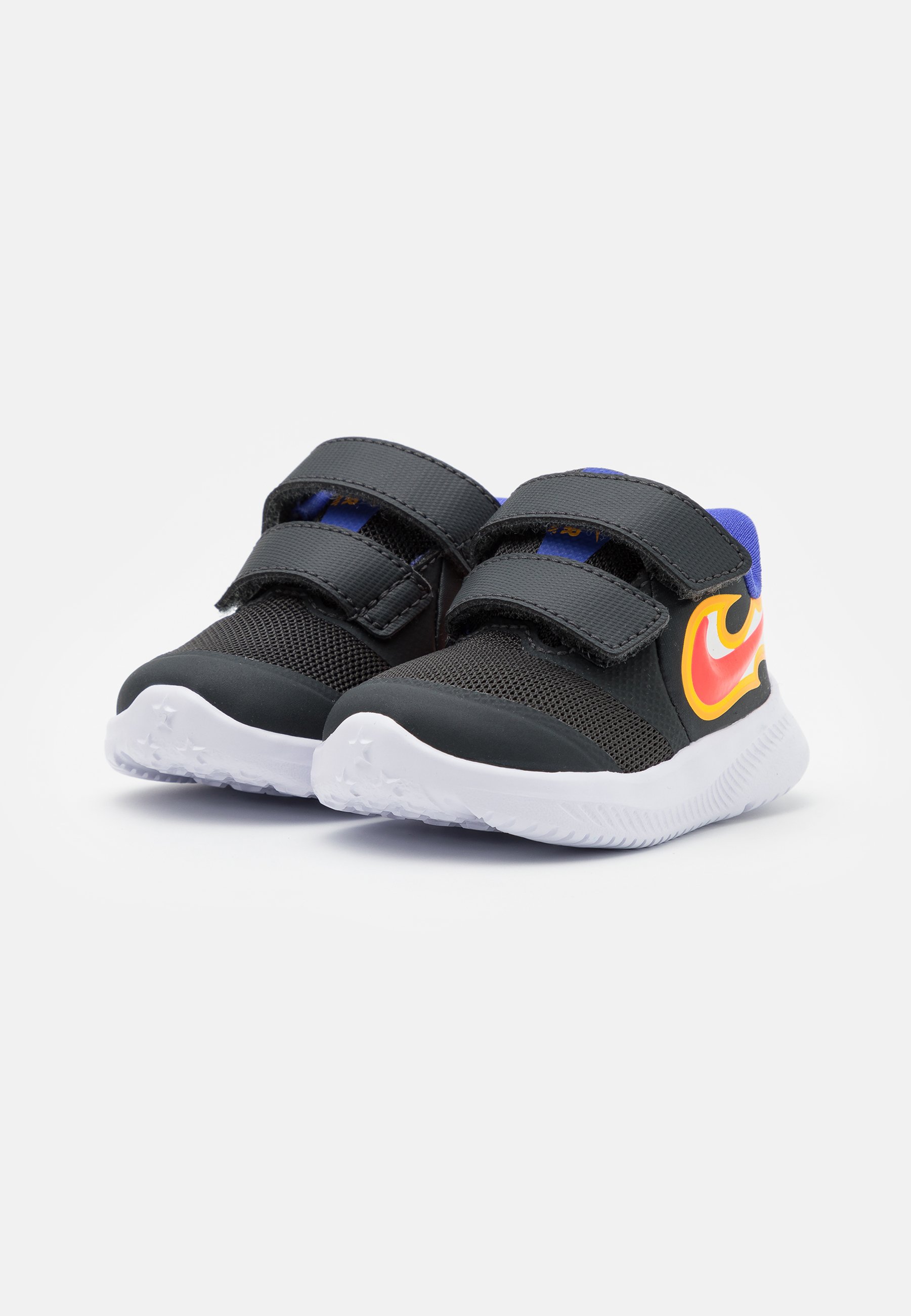 Nike Performance STAR RUNNER 2 FIRE UNISEX - Hardloopschoenen neutraal -  dark smoke grey/laser crimson/Donkergrijs - Zalando.nl