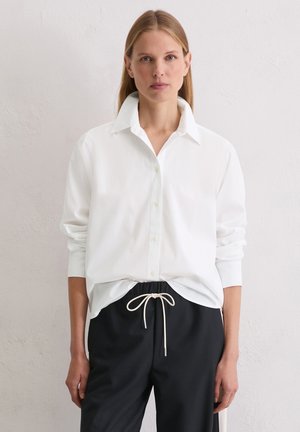 LANGARM- AUS -PREMIUM-POPELINE - Overhemdblouse - white