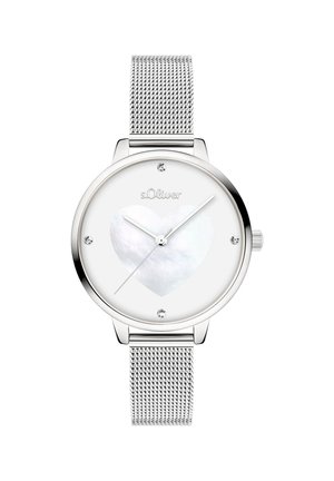 MIT BEZAUBERNDEM PERLMUTTHERZ - Horloge - silver-coloured