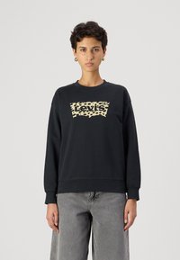 Levi's® GRAPHIC STANDARD CREW - Mikina - black