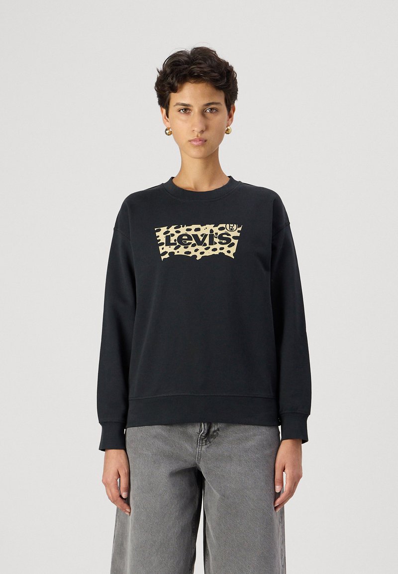 Levi's® GRAPHIC STANDARD CREW - Mikina - black