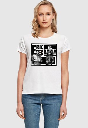 ERIC B RAKIM - FUNKY BLOCKS BOX TEE - T-Shirt print - white