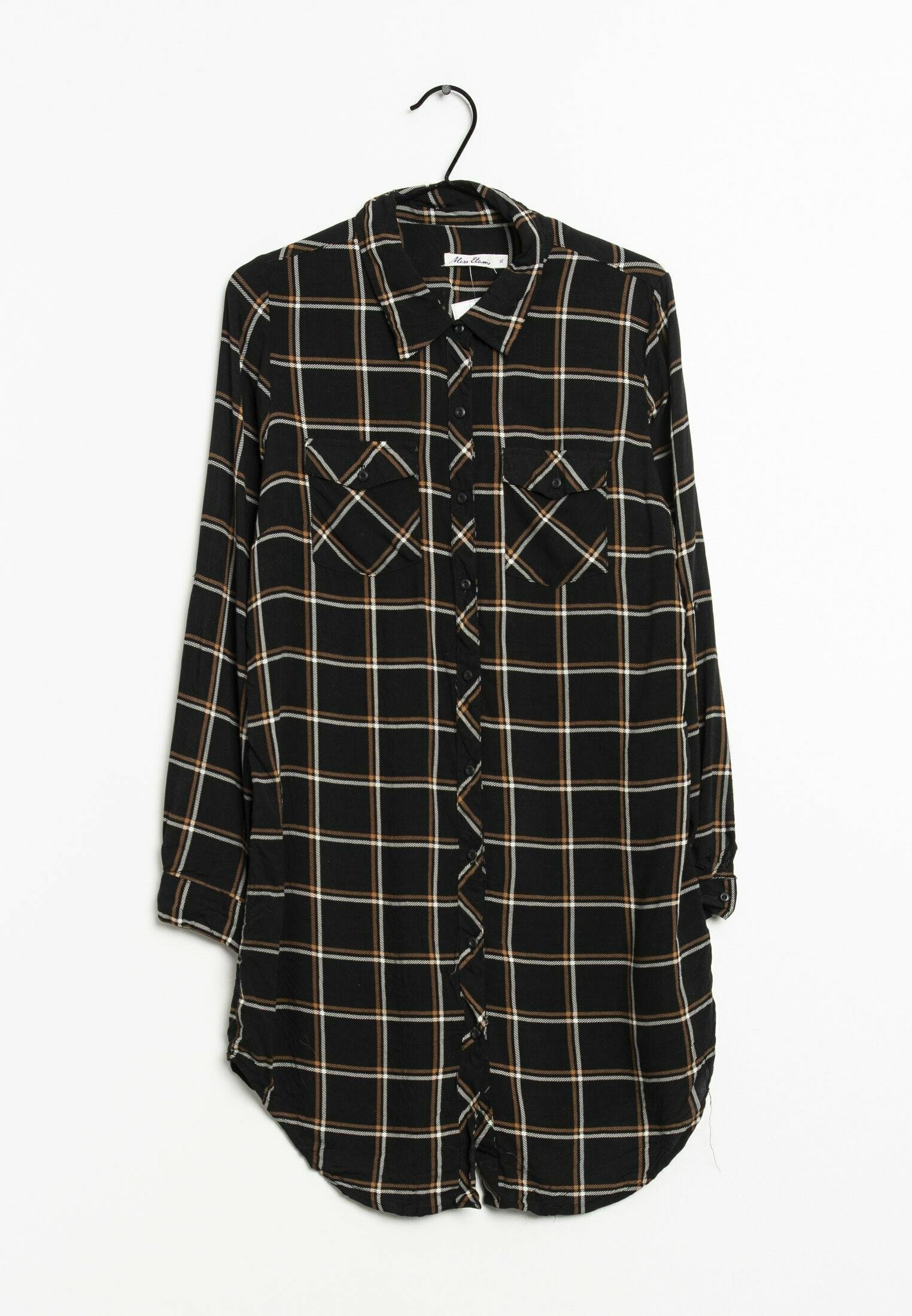 Miss Etam Overhemdblouse - black/zwart - (Pre-owned) - Zalando.nl