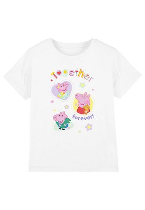 PEPPA PIG TOGETHER FOREVER - Print T-shirt - white