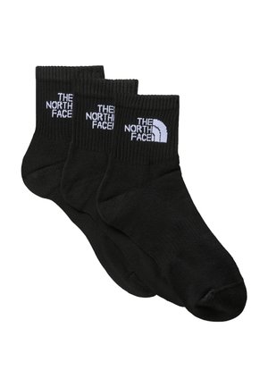 MULTI CUSH QUARTER 3 PACK - Chaussettes de sport - tnf black