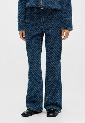 WIDE  - Jeans Straight Leg - dark blue denim