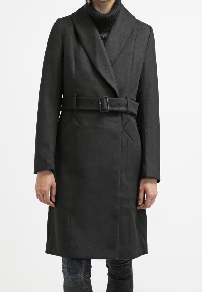 KIOMI Cappotto classico black/nero (Second hand)
