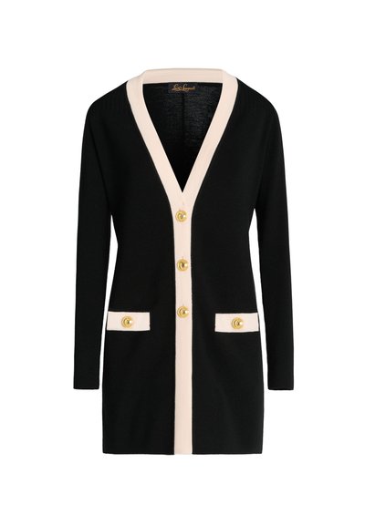 Luisa Spagnoli MONGIOIA - Kardigán - nero panna