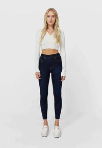 Stradivarius Uske traperice - royal blue