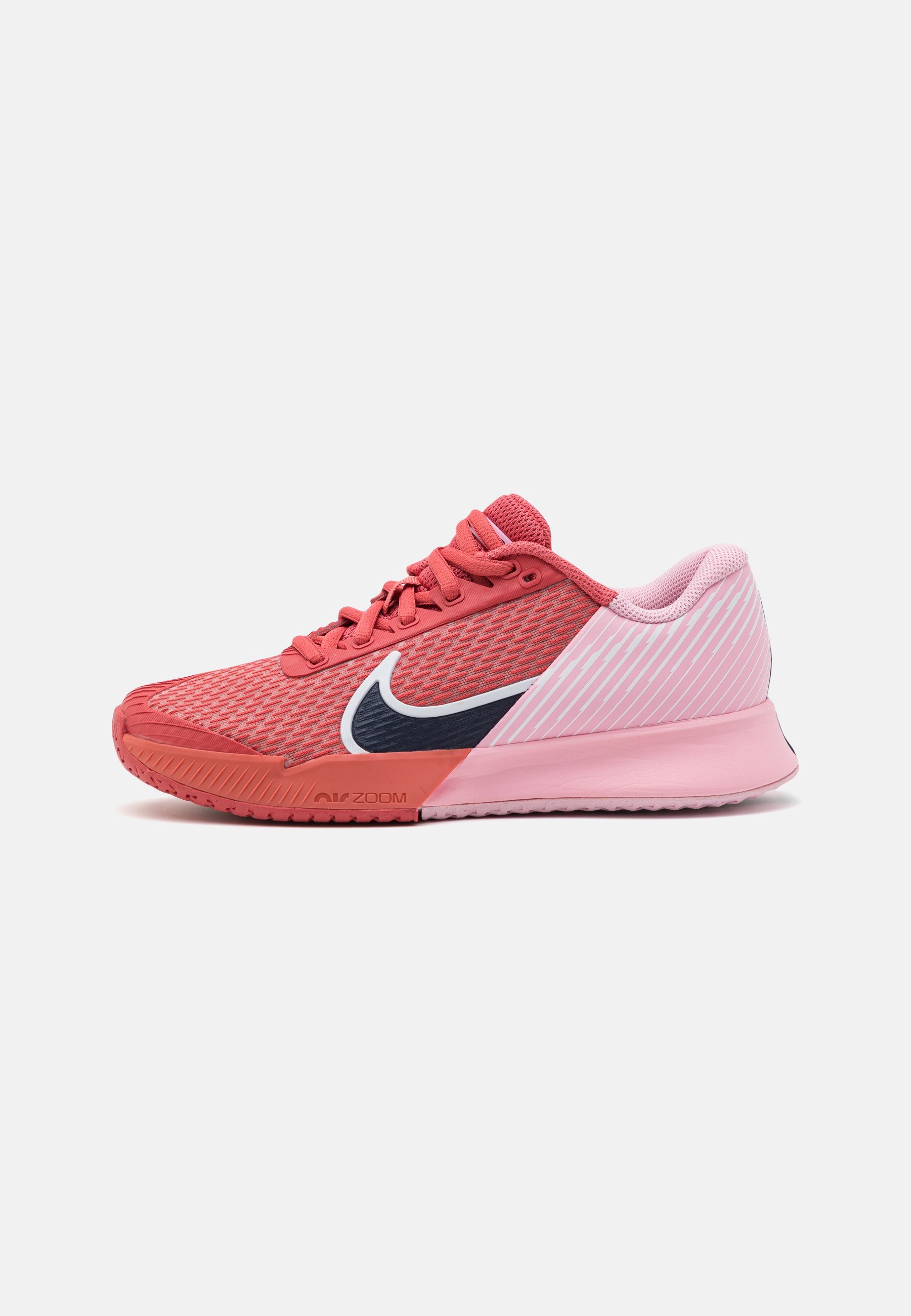 Nike Performance ZOOM VAPOR PRO 2 - Zapatillas de para las - adobe/obsidian/med soft pink/white/rojo - Zalando.es