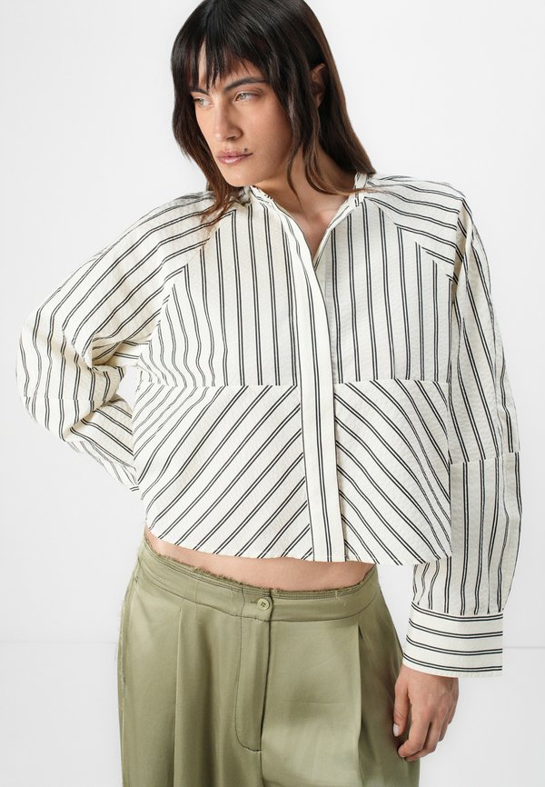 SPRINGER DELICATE STRIPES - Blouse - pistachio2